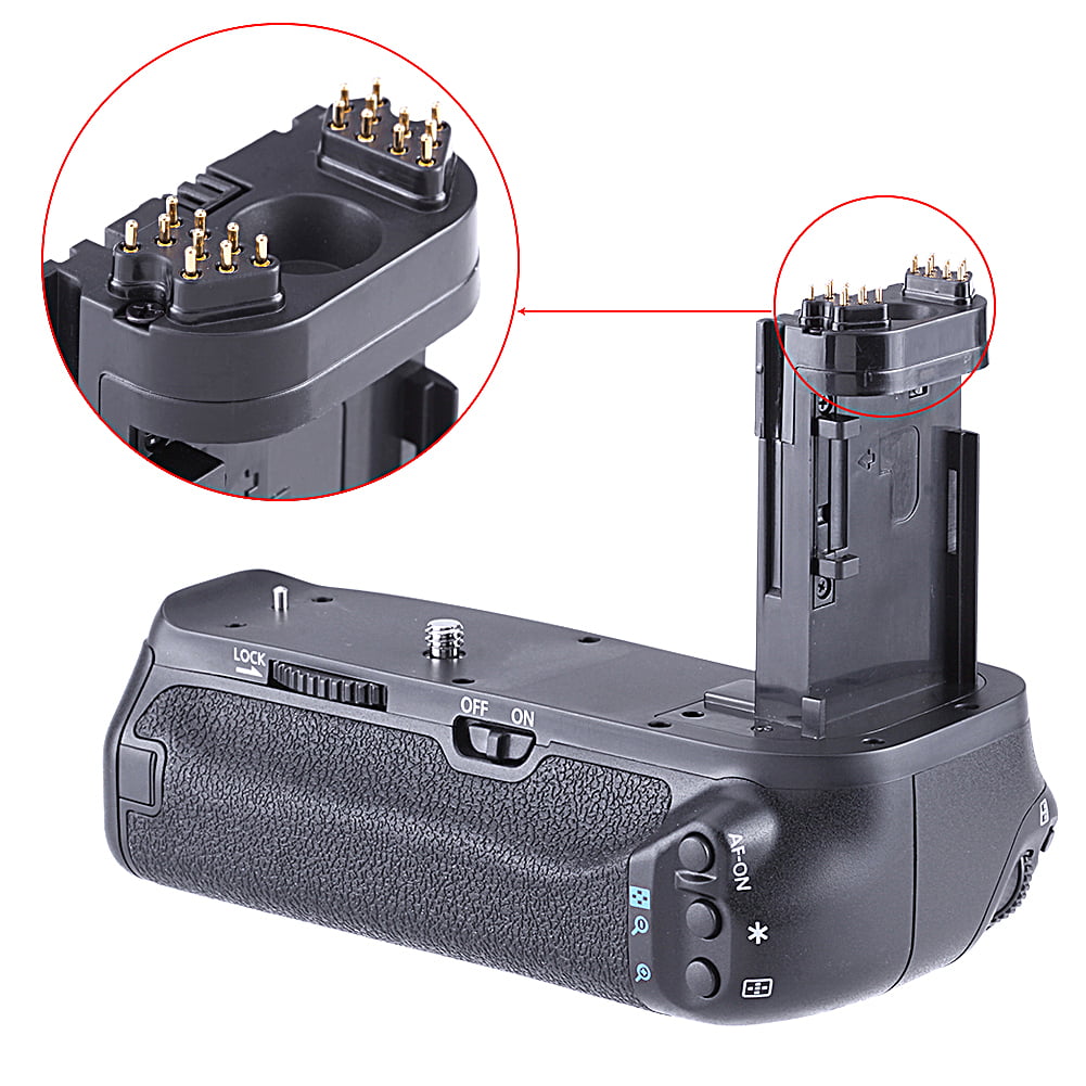 Neewer Vertical Battery Grip Replacement for BG-E16 Works with LP-E6 LP-E6N Battery or 6 Pieces AA Batteries for Canon EOS 7D Mark II Digital SLR Camera 