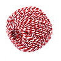 Cotton Thread Weave Socks Clothes Hats Clothing Practicing Prop Sewing Rope Multicolored 100 Meters for Beginners DIY Ropes red + white
