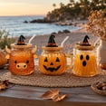 thumbnail image 4 of Halloween Pumpkin Cow Glass Cup with Lid and Glass Straw, Cute Spooky Borosilicate Drink Tumbler, Eco Reusable Straw Cup for Daily Office & Halloween Party Gifting, 4 of 7