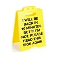 thumbnail image 1 of Warnings Sign Decoration Decoration Funny Gag Gifts Sign Desk Decoration Funny Gift Funny Office Decor, 1 of 1