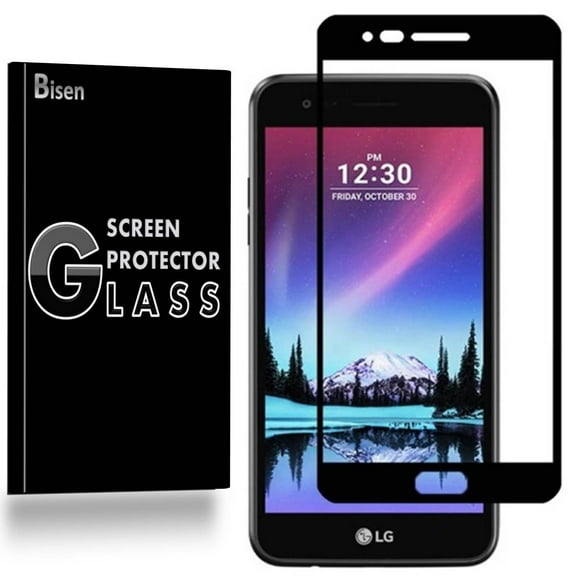 [2-Pack] LG Phoenix 2 LTE / LG K4 (2017) BISEN Tempered Glass Screen Protector [Full Coverage, Edge-To-Edge Protect], Anti-Scratch, Anti-Shock, Shatterproof, Bubble Free