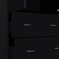 thumbnail image 3 of We Have Furniture Armoire Edie, Bedroom, Black, 3 of 8