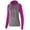 Graphite Heather/Power Pink, variant on Ladies' Dry-Excelâ„¢ Echo Performance Polyester Knit Training Hoodie - GRAP HTH/ PW PNK - 2XL