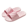 thumbnail image 2 of Miluxas Shower Shoes , Women & Men’s Shower Slippers, Slides Sandals Pool Slides House Slippers Non-Slip Indoor Bathroom Shoes Beach Sandals Summer Shoes Pink 6(36-37), 2 of 8