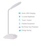 thumbnail image 2 of LED Desk Lamp with Flexible Gooseneck 3 Level Brightness, Battery Operated Table Lamp 5W Touch Control, Compact Portable lamp for Dorm Study Office Bedroom Set of 2,Plastic, 2 of 5