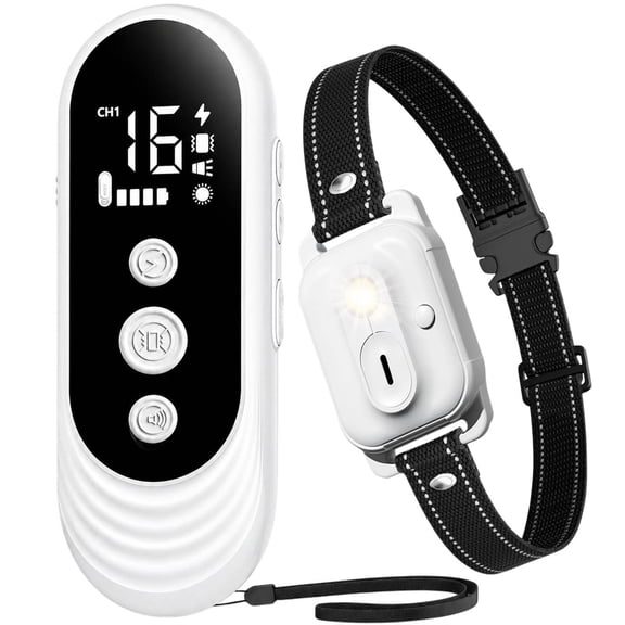 Dog Training Collar with Remote, 3300ft Range Shock Collar for Small, Medium, Large Dogs (8–120 lbs), IPX7 Waterproof, Rechargeable, with Beep, Vibration, Safe Shock & Light Modes