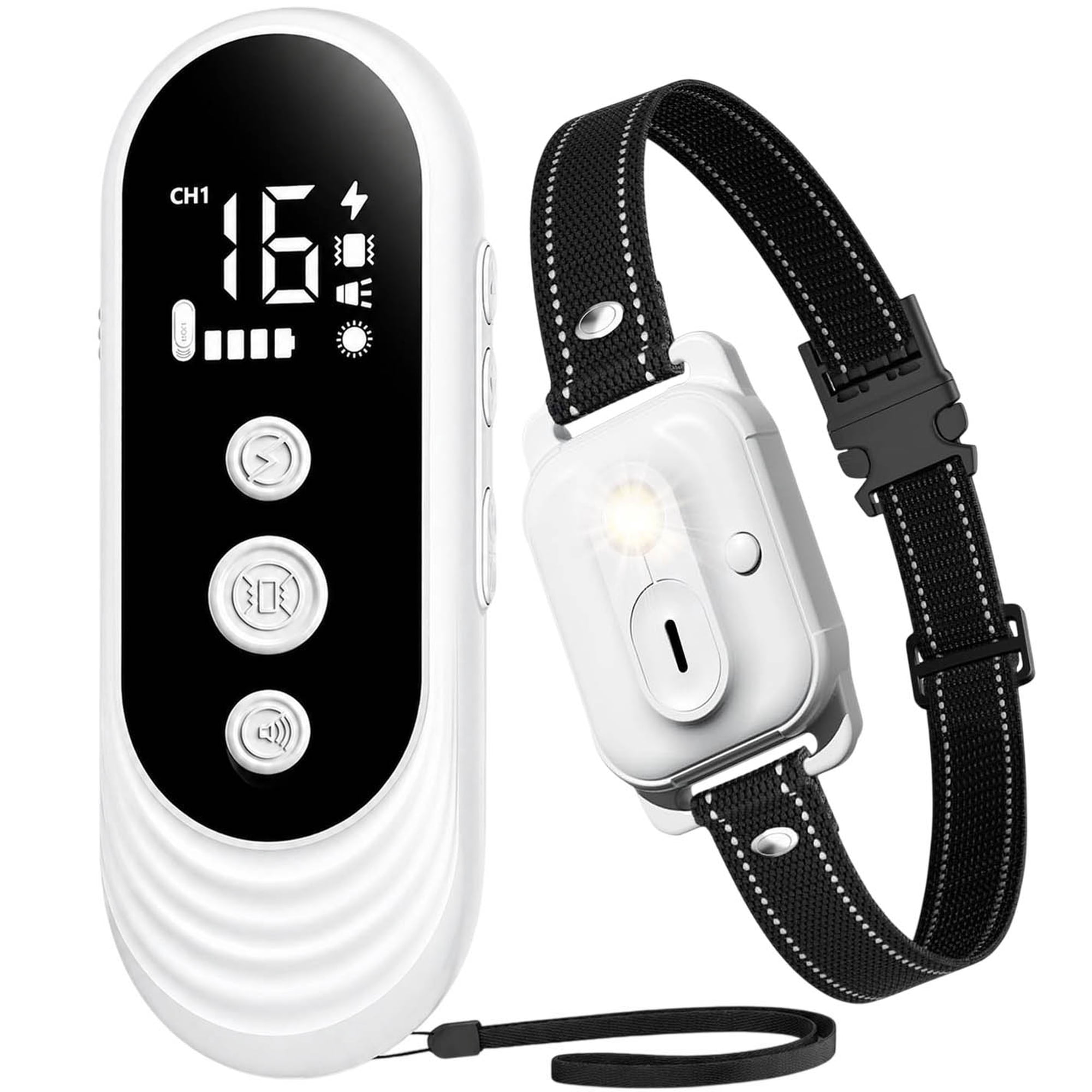Dog Training Collar with Remote, 3300ft Range Shock Collar for Small, Medium, Large Dogs (8–120 lbs), IPX7 Waterproof, Rechargeable, with Beep, Vibration, Safe Shock & Light Modes