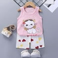 thumbnail image 2 of TAIAOJING Toddler Baby Boy Summer Clothes Retro Embroidery Animals Shirts T-Shirt + Elastic Shorts Outfits Sets Boho 18-24M, 2 of 3