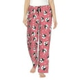 thumbnail image 1 of Fotbe French Bulldog Face Pantalones de Pijama para Mujer, Pantalones de Dormir, Pantalones Pj con Cordón y Bolsillos-XX-Large, 1 of 6