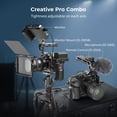 thumbnail image 3 of SMALLRIG Poignée Supérieure avec Kit de Montage pour Moniteur, avec Trous de Localisation 3/8 Pouces-16 pour Arrivée, 5 Griffes Intégrées, Pivotant à 360° et Inclinaison Réglable à 180°, 3 of 8