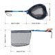 thumbnail image 3 of Red de pesca compacta plegable con mango de aluminio malla de 8 mm antideslizante (goma azul N, 3 of 3