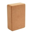 thumbnail image 2 of Cork Yoga Brick Single Block Body Building Apoyo Soft Squat Wedge Block Antideslizante Pilates para yoga Deportes de interior Estiramiento kusrkot Ejercicio de bloque de yoga, 2 of 8
