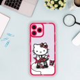 thumbnail image 1 of Hello Cat Kitty Phone Case For iPhone 11 12 Mini 13 14 15 Pro Max Transparent Shell Wanyu, 1 of 6