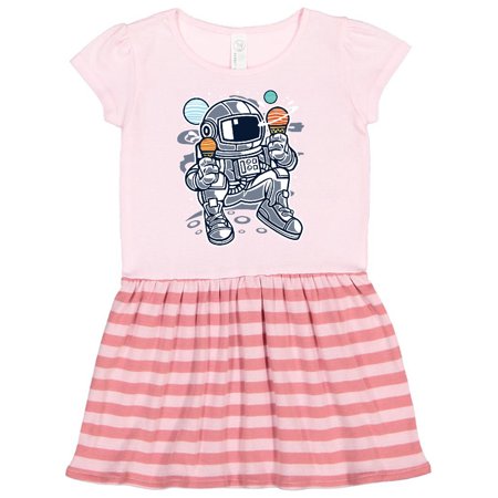 

Inktastic Astronaut Ice Cream Gift Toddler Girl Dress