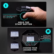 Octave Terp Timer Matt Grey with Embossed Magnetic Base Digital Display by HogoR