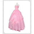 thumbnail image 2 of Disfraz de Glinda Wicked para mujer adulta, vestido rosa, disfraz de Halo para juego de rol, traje de fantasía para Halloween y carnaval, 2 of 5