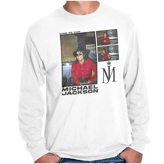 Michael Jackson Pop Studio Session Long Sleeve TShirt Men Women Brisco Brands S