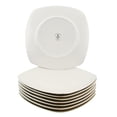 thumbnail image 2 of Gibson Zen Buffetware 7.15 in. Dessert Plate Set White 108042.08 935100029M, 2 of 4
