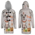thumbnail image 3 of Trick or Treat Great Dane Funny Mummy Cosplay Pumpkin Candy Basket All Over Print 3D Hooded Duffle Toggle Coat Danes Dog Lover Gifts - 12016, 3 of 6