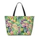 thumbnail image 2 of Disketp Watercolor Blooming Cactus Bolsa de Playa de Gran Capacidad, Bolso Impermeable y a Prueba de Arena para Mujer, Ideal para Playa, Piscina y Natación, 2 of 7