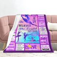 thumbnail image 2 of LHSHID Ballet's Blanket Dancer Gifts Throw Blanket Ultra Soft Inspirational Birthday Gifts Flannel Blankets for Girls Teens Kids Bed All Season Cozy Blanket Blanket, 2 of 7