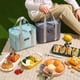 thumbnail image 3 of Bolsa de almuerzo grande Cateissary dibujos animados aislado impermeable Azul marino, 3 of 6