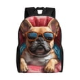 thumbnail image 1 of Balery French Bulldog In Sunglasses Mochila - Mochila Estilosa y Duradera para Laptop de 15 Pulgadas con Tela Oxford Impermeable, 1 of 8