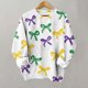 thumbnail image 3 of Sudadera con Capucha para Mujeres de Moda Suelta Cuello Redondo Manga Larga Carnaval Impreso Sudadera, 3 of 3