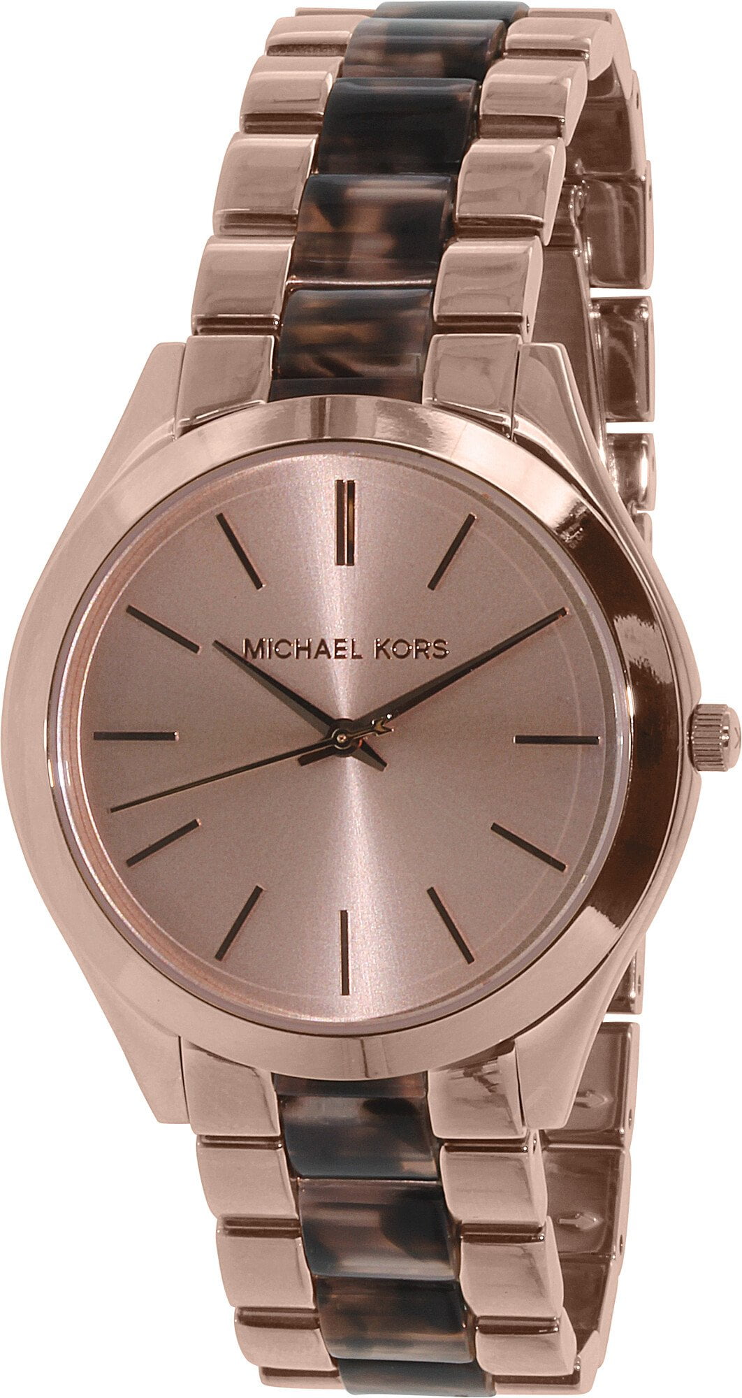 Michael kors women's tortoise watch best sale