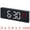 Black Red/White Green, variant on Unique Bargains 2 Pcs Triple Alarm Clock with Big Numbers Black Blue