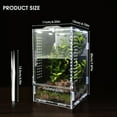 thumbnail image 2 of Acrylic Jumping Spider Habitat & Insect Terrarium - Enclosures for Praying Mantises, Frogs & Small Bugs, 2 of 6