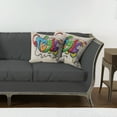 thumbnail image 7 of Ambesonne Retro Throw Pillow Cover 2 Pack, Music Graffiti Hip Hop, 16", Multicolor, 7 of 7