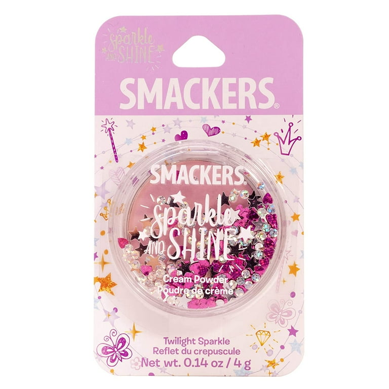 Lip Smacker Sparkle & Shine Cream Powder, Twlight Sparkle, 0.14 Ounce,  Highlighter, Blush, Eyeshadow