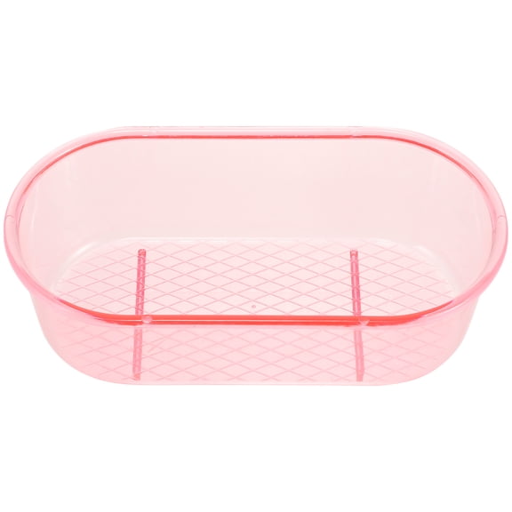 GETAJGHSD Lightweight Pink Bird Bathing Basin Multifunctional Parakeet Bath Container