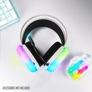 ENHANCE Theorem 3 White Headset - PC Gaming Headset with Built-In Bass Resonators, 2.0 Stereo Sound