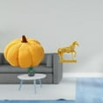 thumbnail image 2 of Cojines de calabaza de Halloween, cojín de sofá relleno para decoración de dormitorio y escultura de figura de caballo, estatua de animal de resina, 2 of 8