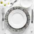 thumbnail image 4 of Made Terra Mother-of-pearl Inlaid Chargers Set ( Black Mossaic) | Elegant & Luxury Handmade Chargers Plates for Weddings, Restaurants and Parties, 4 of 5