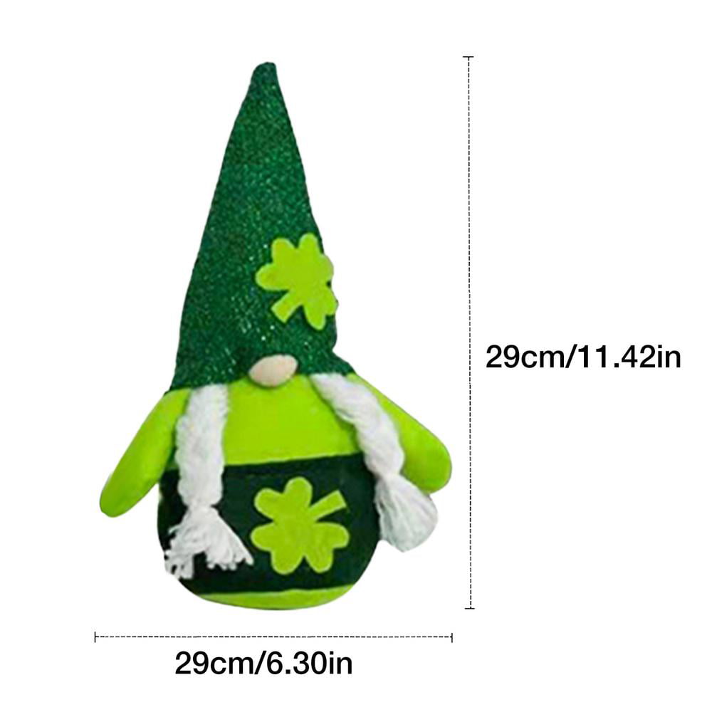 Holiday Christmas Tree Hanging St Patricks Gnome Ornament St Pats Handmade Swedish traditional Tomte Gnome Nisse decoration