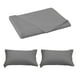 thumbnail image 2 of Juego de sábanas y fundas de almohada de color liso | Juego de sábanas de poliéster de 3 piezas | Fácil de limpiar, lavable y resistente a la decoloración | Tamaño matrimonial/queen 180 x 230 cm |, 2 of 6