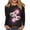 Black, variant on xixinqiwan Mardi Gras Clothing for Women,Long Sleeve Mardi Gras Fancy Blouse Carnival Costume Mask Print Tunic Theme Party Round Neck Shirts