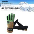 thumbnail image 4 of Ciclismo 1 par de guantes anticongelantes para con dedos completos (verde mujer) Likrtyny Para estrenar, 4 of 8