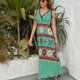 thumbnail image 3 of Bohemian Pattern Vestido Sin Mangas , Vestidos De Lujo Para Ocasiones Oficiales, 3 of 5