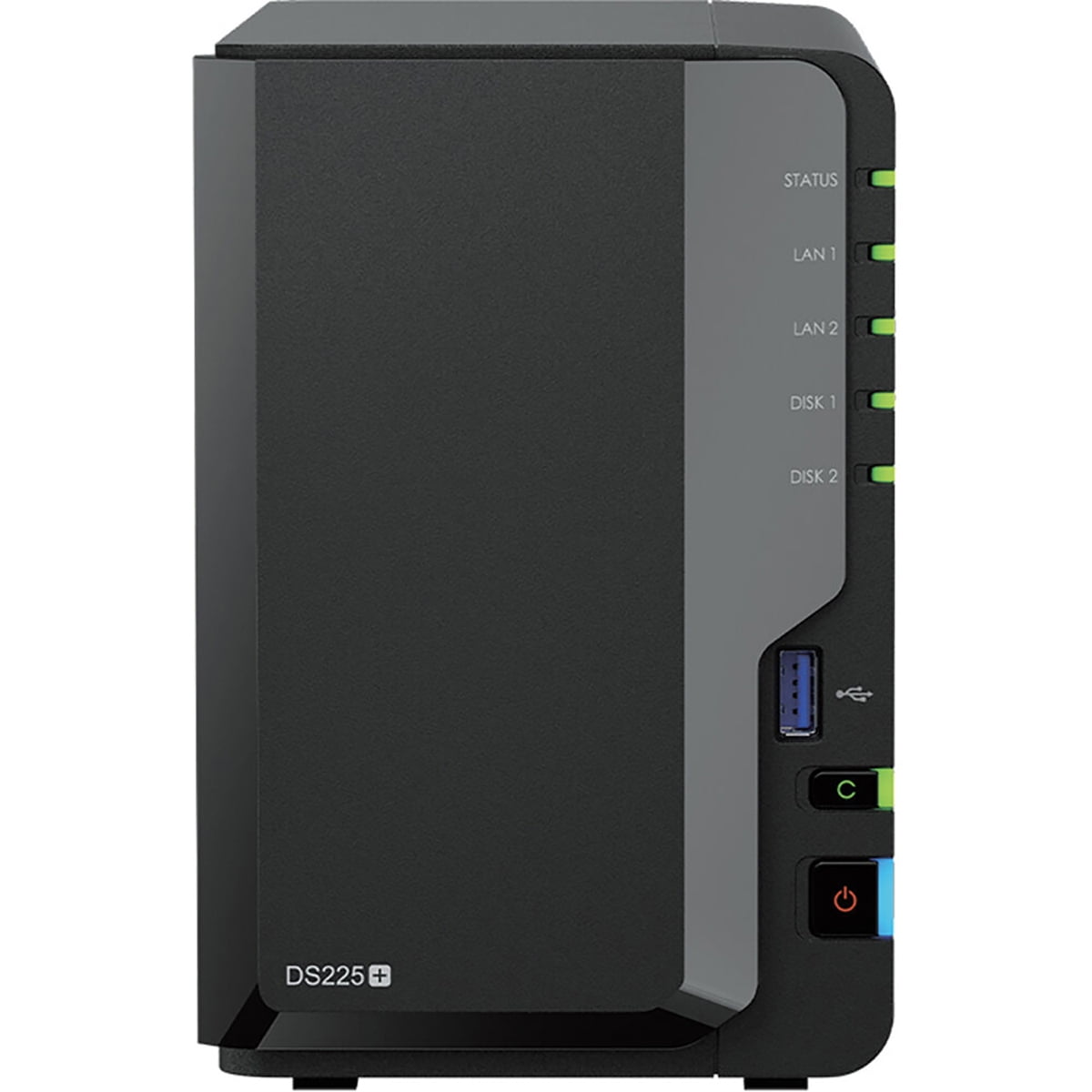Synology DiskStation DS225+ SAN/NAS Storage System - 1 x Intel Celeron J4125 Quad-core (4 Core) 2 GHz - 2 x HDD Supported - 0 x HDD Installed - 2 x SSD Supported - 0 x SSD Installed - 2 GB RAM DDR4...