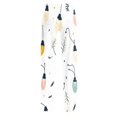thumbnail image 6 of Women's Christmas Printed Plush Casual Pants with Drawstring Elastic Waist, Long Trousers for Home and Casual Wear, Comfortable Design,White,XS, 6 of 6