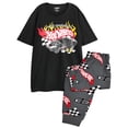 thumbnail image 1 of Hot Wheels Mens The Original Long Leg Short-Sleeved Pyjama Set, 1 of 3