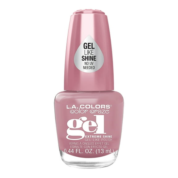 L.A. COLORS Gel-like Nail Polish, Dusty Rose, 0.44 fl oz