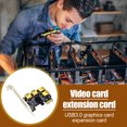 thumbnail image 3 of Pcie 1 A 4 Pci Express Usb 3.0 Riser Card 1X A 16X Pcie Port Multiplicador Adaptador Tarjeta Para Btc Bitcoin Miner Mining Speravity EL011597-00, 3 of 6