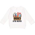 thumbnail image 2 of Inktastic Daddys Little Helper Tool Box Toddler Sweatshirt, 2 of 4