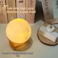 thumbnail image 1 of Día del niño Luz de luna pintada a mano Paquete de materiales pintados DIY Jardín de infantes Actividades entre padres e hijos Luz nocturna de planeta, 1 of 5