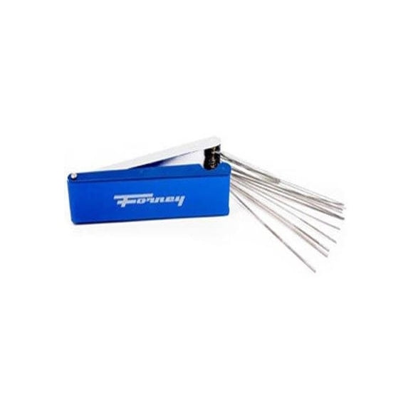 Kit de limpieza de puntas Forney 86119, largo, 13 tamaños